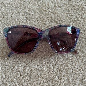 Lilly Pulitzer Pink/Blue Patterned Sunglasses